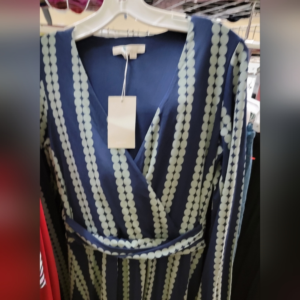 COPY - Boden Hayden Jersey Polka Dot Midi Dress - Picture 5 of 7
